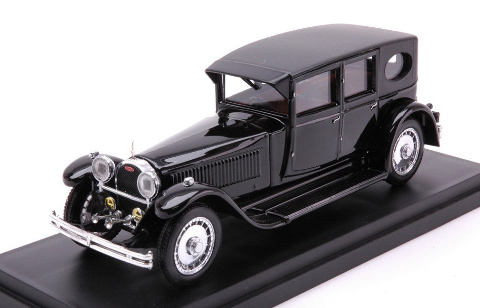 MODELLINO IN SCALA COMPATIBILE CON BUGATTI 41 ROYALE 1927 BLACK 1:43 RIO RI4715