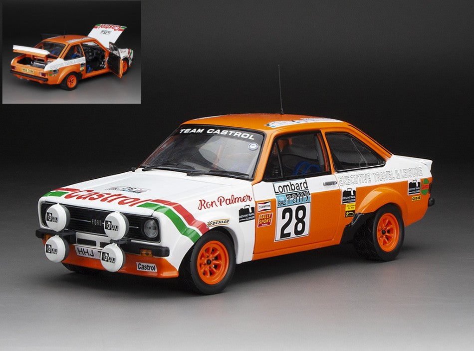 MODELLINO IN SCALA COMPATIBILE CON FORD ESCORT RS 1800 N.28 RAC RALLY 1978 M.WILSON-R.PALMER 1:18 SUNSTAR SS4857