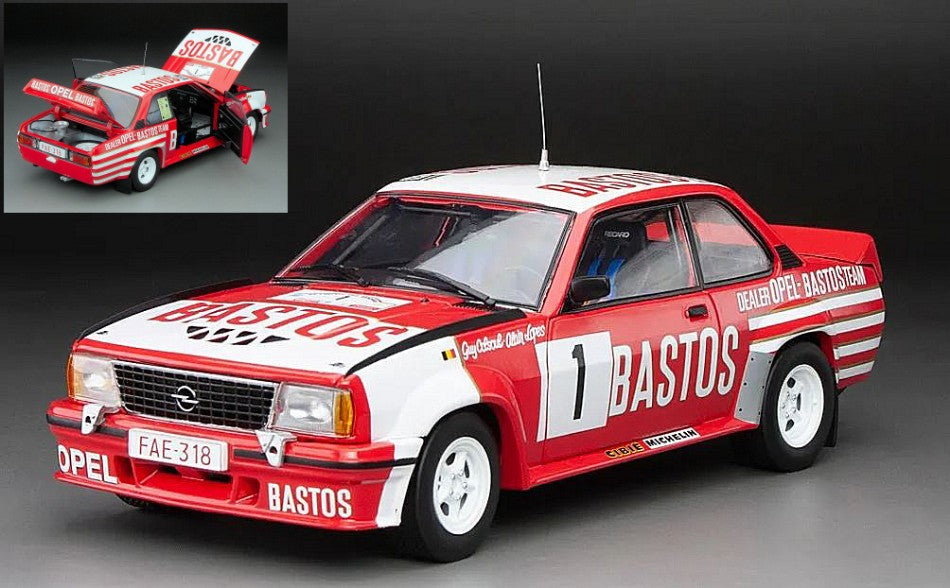 MODELLINO IN SCALA COMPATIBILE CON OPEL ASCONA 400 N.1 2nd CIRCUIT DE ARDENNES 1983 G.COLSOUL-A.LOPES 1:18 SUNSTAR SS5395