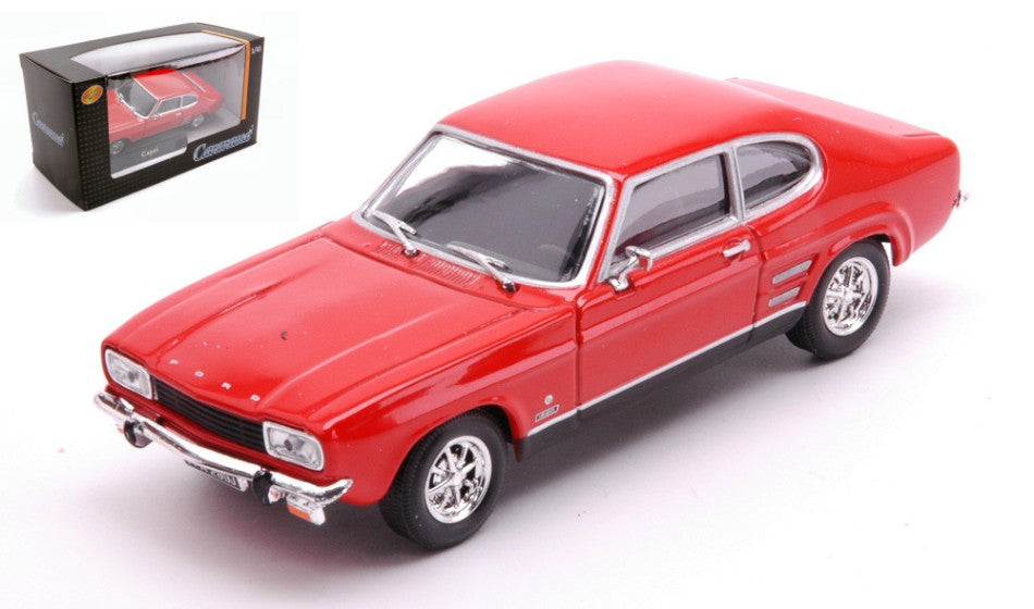 MODELLINO SCALA COMPATIBILE CON FORD CAPRI MK 1 RED 1:43 CARARAMA CA4-12670