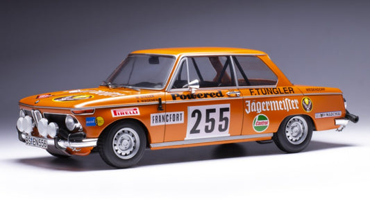 MODELLINO IN SCALA Ixo Model COMPATIBILE CON BMW 2002 N.255 RALLY MONTE CARLO 1973 STILLER-WAGENER 1:18
 MODEL SCALE 18RMC165 241220