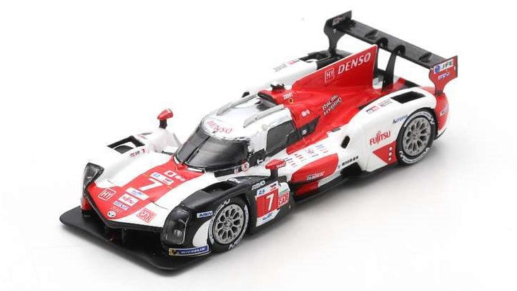 MODELLINO IN SCALA COMPATIBILE CON TOYOTA GR010 N.7 2nd LE MANS 2022 M.CONWAY-K.KOBAYASHI-J.M.LOPEZ 1:87 SPARK MODEL 87S164