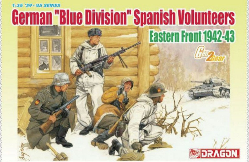 KIT DA MONTARE COMPATIBILE CON SPANISH VOLUNTEER BLUE DIVISION KIT 1:35 DRAGON D6674