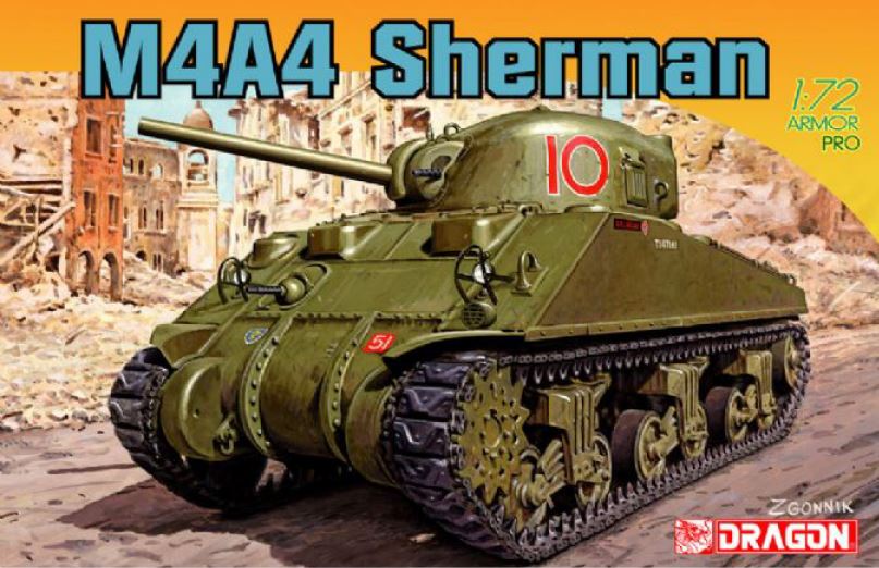 KIT DA MONTARE COMPATIBILE CON M4A4 SHERMAN KIT 1:72 DRAGON D7311