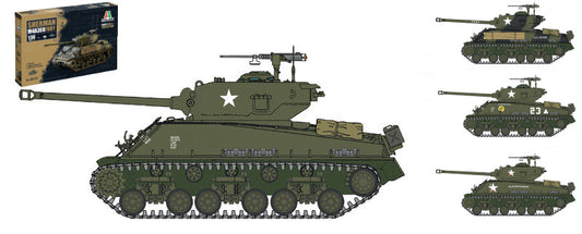 KIT DA MONTARE COMPATIBILE CON M4A3EB SHERMAN FURY KIT 1:56 ITALERI IT25772