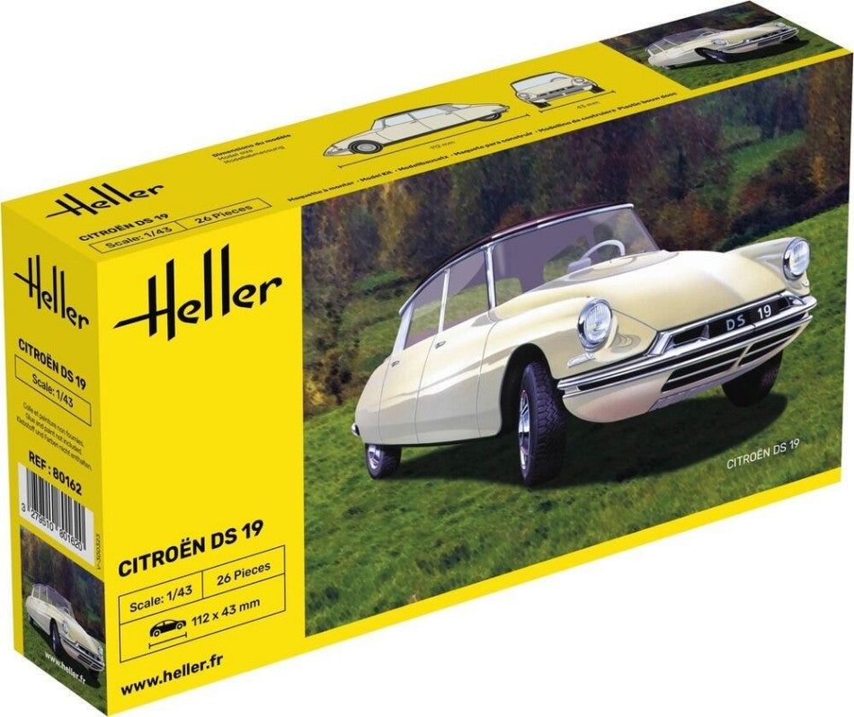 KIT DA MONTARE COMPATIBILE CON CITROEN DS 19 KIT 1:43 HELLER HL80162