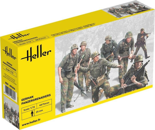 KIT DA MONTARE SCALA COMPATIBILE CON GERMAN PANZERGRENADIERS KIT 1:72 HELLER HL49606