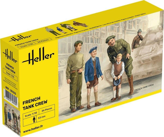 KIT DA MONTARE COMPATIBILE CON FRENCH TANK CREW KIT 1:35 HELLER HL30323