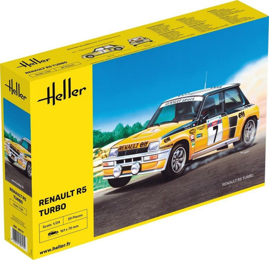 KIT DA MONTARE COMPATIBILE CON RENAULT R5 TURBO KIT 1:24 HELLER HL80717