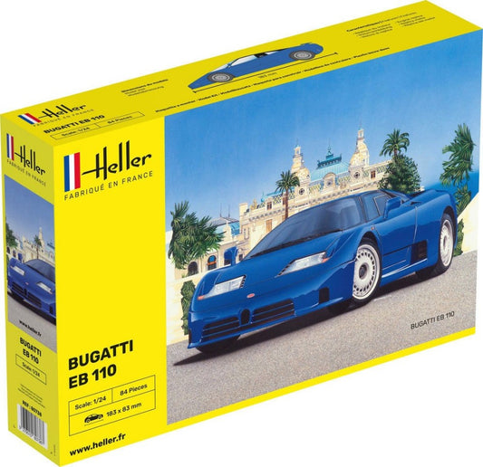 KIT DA MONTARE COMPATIBILE CON BUGATTI EB 110 KIT 1:24 HELLER HL80738