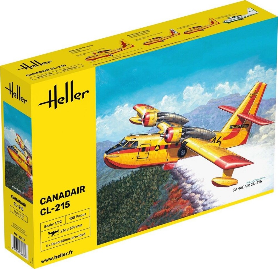 KIT DA MONTARE COMPATIBILE CON CANADAIR CL-215 KIT 1:72 HELLER HL80373