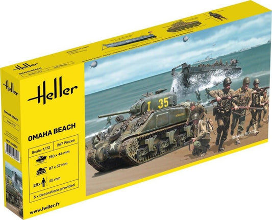 KIT DA MONTARE COMPATIBILE CON OMAHA BEACH KIT 1:72 HELLER HL50332