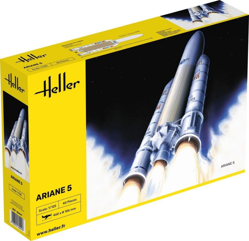 KIT DA MONTARE COMPATIBILE CON ARIANE 5 KIT 1:125 HELLER HL80441