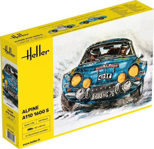 KIT DA MONTARE COMPATIBILE CON ALPINE A110 (1600) KIT 1:24 HELLER HL80745