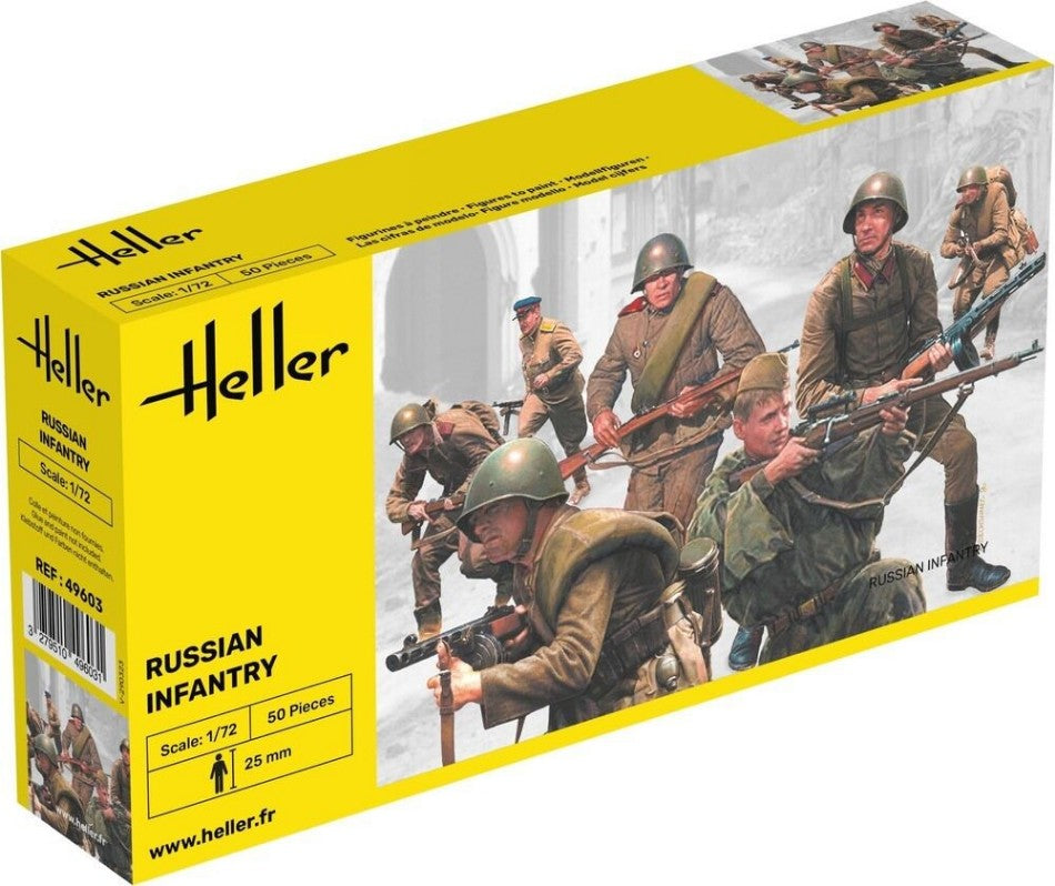 KIT DA MONTARE SCALA COMPATIBILE CON RUSSIAN INFANTRY KIT 1:72 HELLER HL49603