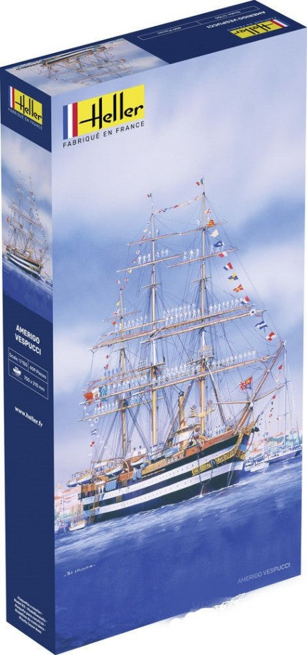 KIT DA MONTARE COMPATIBILE CON AMERIGO VESPUCCI KIT 1:150 HELLER HL80807