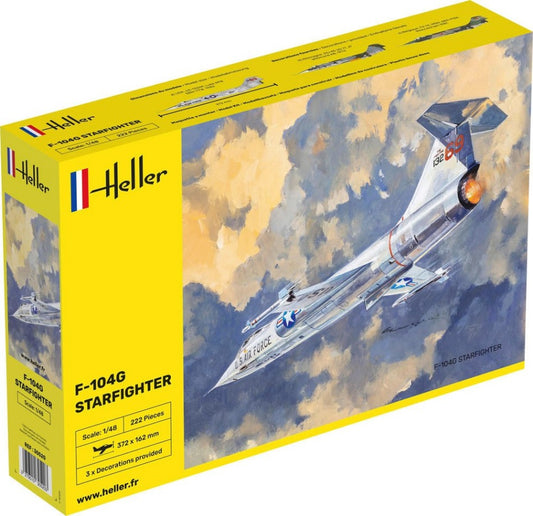 KIT DA MONTARE COMPATIBILE CON F-104G STARFIGHTER KIT 1:48 HELLER HL30520