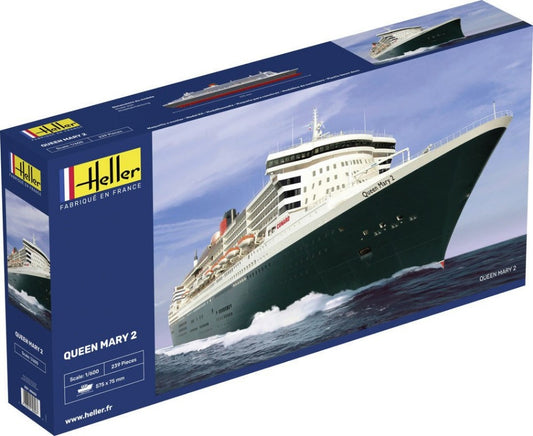 KIT DA MONTARE COMPATIBILE CON QUEEN MARY 2 KIT 1:600 HELLER HL80626