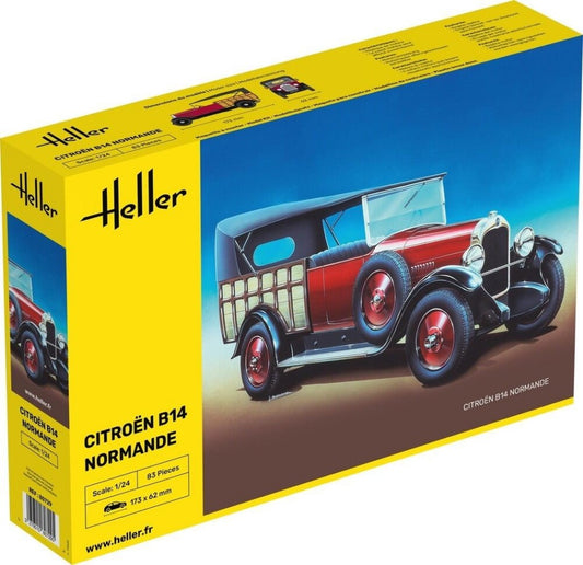 KIT DA MONTARE COMPATIBILE CON CITROEN B14 NORMANDE KIT 1:24 HELLER HL80729