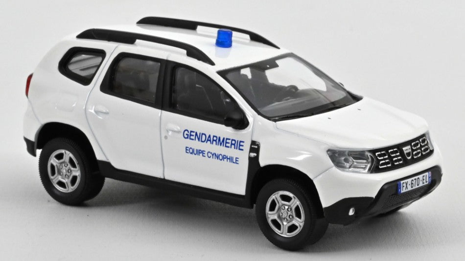 MODELLINO IN SCALA COMPATIBILE CON DACIA DUSTER 2020 GENDARMERIE EQUIOE CYNOPHILE 1:43 NOREV NV509025