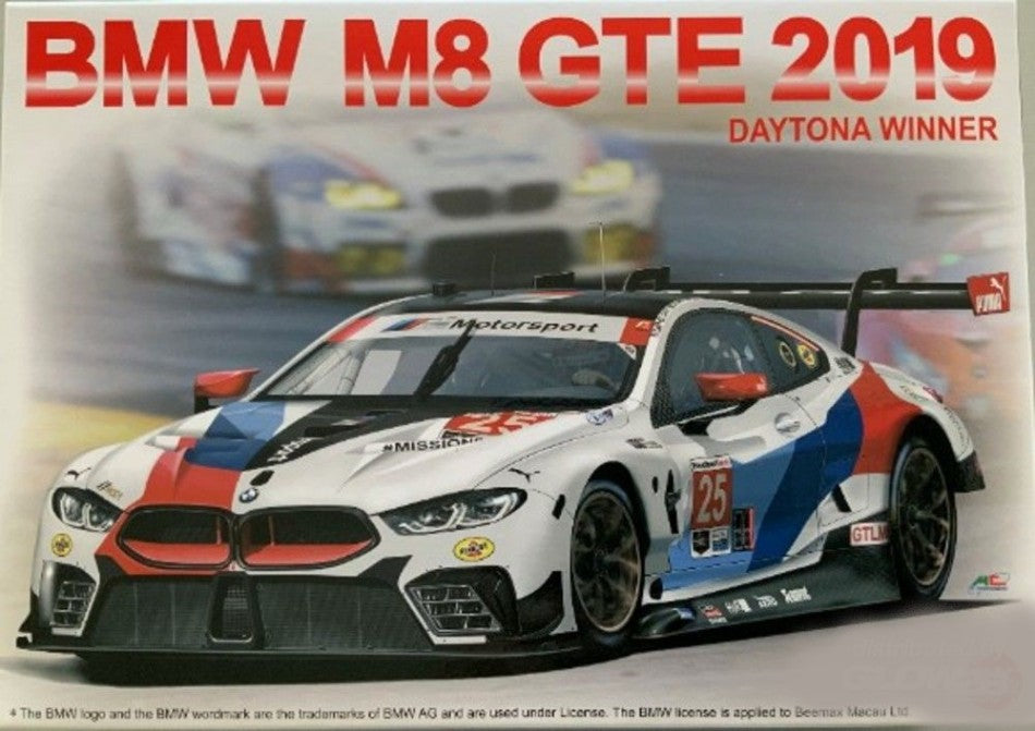 KIT DA MONTARE COMPATIBILE CON BMW M8 GTE 2019 WINNER DAYTONA 24 H KIT 1:24 BEEMAX BMX24010