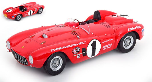 MODELLINO IN SCALA COMPATIBILE CON FERRARI 375 PLUS N.1 CARRERA PANAMERICANA 1954 McAfee-ROBINSON 1:18 KK SCALE KKDC181243