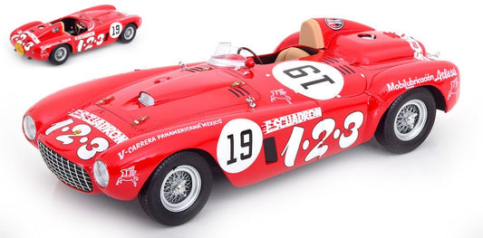 MODELLINO IN SCALA COMPATIBILE CON FERRARI 375 PLUS N.1-2-3 WINNER CARRERA PANAMERICANA 1954 MAGLIOLI 1:18 KK SCALE KKDC181244