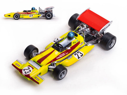 MODELLINO IN SCALA COMPATIBILE CON MARCH 701 RONNIE PETERSON 1970 N.23 7th MONACO GP 1:43 QUARTZO Q27860