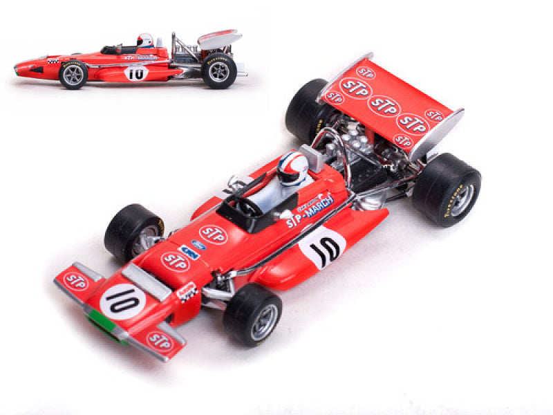 MODELLINO IN SCALA COMPATIBILE CON MARCH 701 CHRIS AMON 1970 N.10 2nd BELGIAN GP 1:43 QUARTZO Q27861