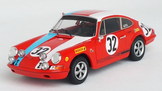 MODELLINO IN SCALA COMPATIBILE CON PORSCHE 911 L 1st 24H SPA-FRANCOR.1968 KELLENERS-KAUSHEN-KREMER 1:43 TROFEU TFDSN167