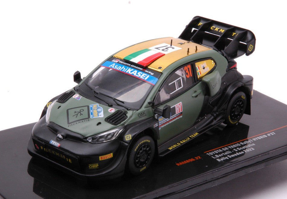 MODELLINO IN SCALA Ixo Model COMPATIBILE CON TOYOTA YARIS WRC N.37 RALLY SWEDEN 2023 BERTELLI-SCATTOLIN 1:43 MODEL SCALE RAM896 241217