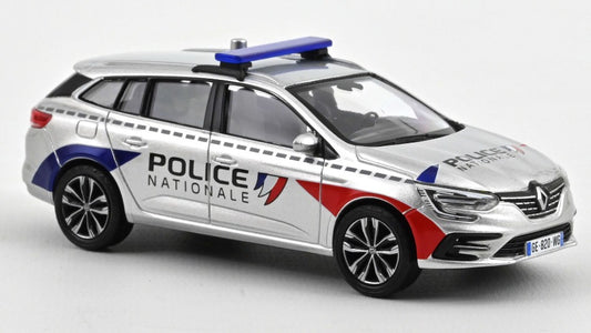 MODELLINO IN SCALA COMPATIBILE CON RENAULT MEGANE SPORT TOURER 2022 POLICE NATIONALE 1:43 NOREV NV517694