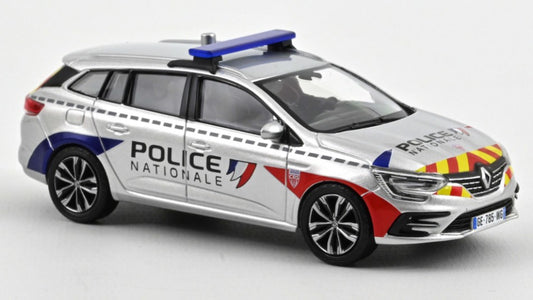 MODELLINO IN SCALA COMPATIBILE CON RENAULT MEGANE SPORT TOURER 2022 POLICE NATIONALE CRS 1:43 NOREV NV517695