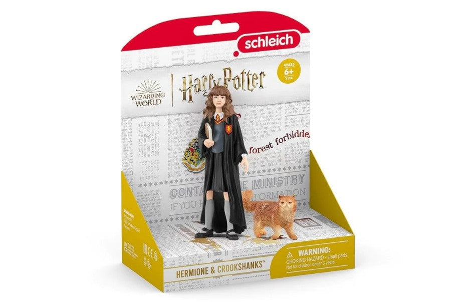 MODELLINO IN SCALA COMPATIBILE CON HERMIONE GRANGER & GRATTASTINCHI "HARRY POTTER SAGA" 3,7 x 3,2 x 10 cm SCHLEICH SCH42635