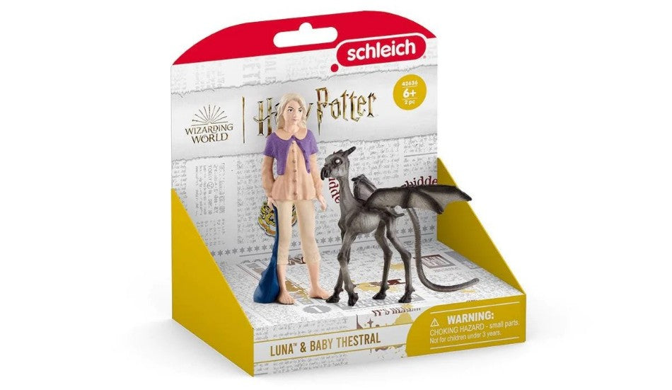 MODELLINO IN SCALA COMPATIBILE CON LUNA LOVEGOOD & THESTRAL "HARRY POTTER SAGA" 12,3 x 2,3 x 10,1 cm SCHLEICH SCH42636