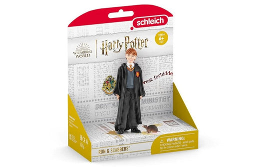 MODELLINO IN SCALA COMPATIBILE CON RON WEASLEY & CROSTA "HARRY POTTER SAGA" 3,7 x 2,2 x 10,2 cm SCHLEICH SCH42634