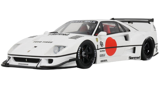 MODELLINO SCALA COMPATIBILE CON LB-WORKS F40 2023 WHITE 1:18 GT SPIRIT GT470