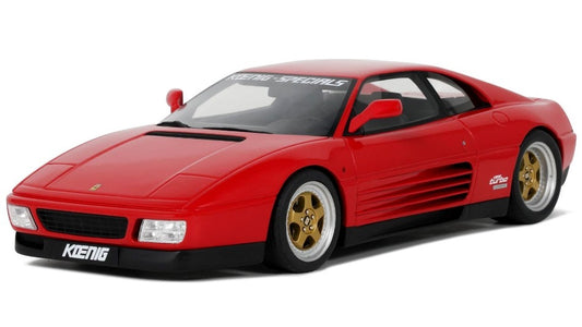 MODELLINO SCALA COMPATIBILE CON KOENIG SPECIAL 348 TWIN TURBO 1994 RED 1:18 GT SPIRIT GT472