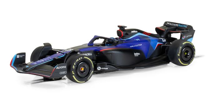 MODELLINO IN SCALA COMPATIBILE CON WILLIAMS FW44 ALEXANDER ALBON GP SLOT 1:32 SCALEXTRIC C4425