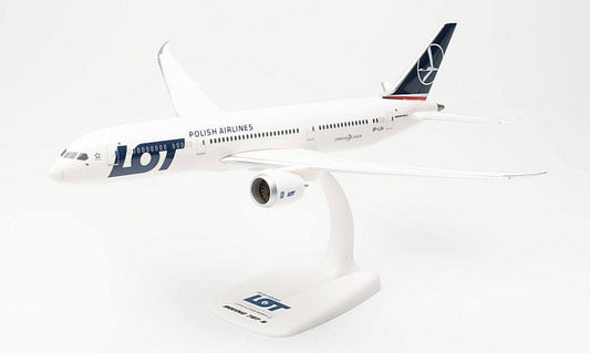 MODELLINO IN SCALA COMPATIBILE CON BOEING 787-9 DREAMLINER LOT 1-2-2024 1:200 HERPA HP614108