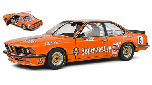 MODELLINO IN SCALA COMPATIBILE CON BMW 6-SERIES 635 CSi (E24) JAGERM.N.6 EUROPE TOURING CAR 1984 STUCK 1:18 SOLIDO SL1810302