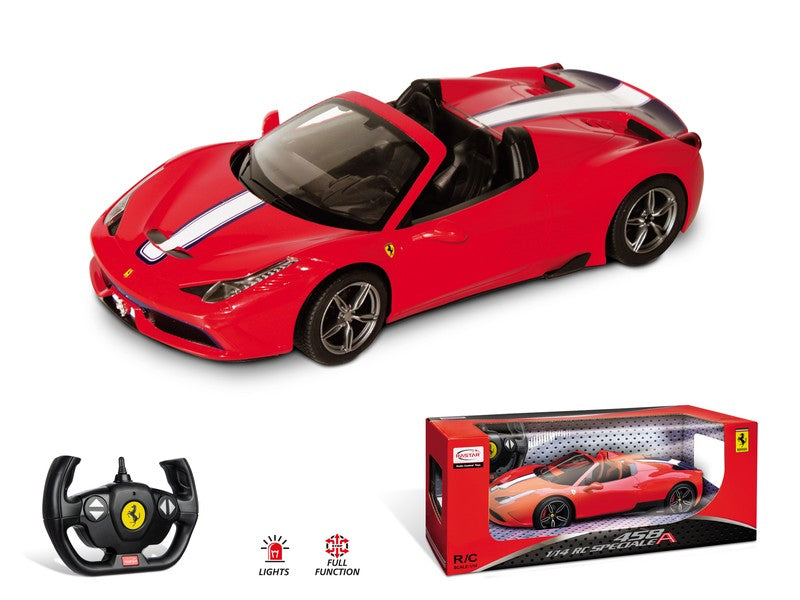 MODELLINO IN SCALA COMPATIBILE CON FERRARI 458 SPECIALE RADIOCOMANDO 1:14 MONDO MOTORS MM63283