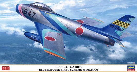 KIT DA MONTARE COMPATIBILE CON F-86F-40 SABRE BLUE IMPULSE KIT 1:48 HASEGAWA HA07526