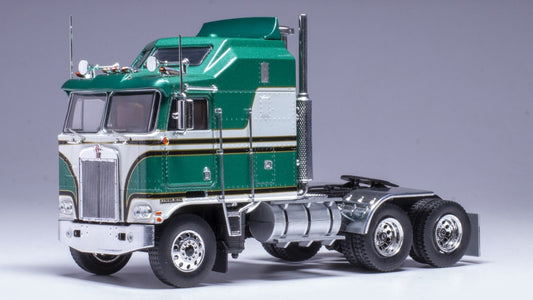 MODELLINO SCALA COMPATIBILE CON KENWORTH K100 AERODYNE 1976 GREEN 1:43 IXO MODEL TR182