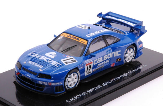 MODELLINO IN SCALA COMPATIBILE CON CALSONIC SKYLINE N.12 JGTC 1998 HIGH DOWN FORCE 1:43 EBBRO EB44252