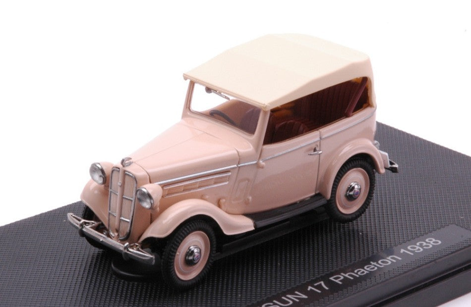 MODELLINO IN SCALA COMPATIBILE CON DATSUN 17 PHAETON 1938 CREAM 1:43 EBBRO EB44354