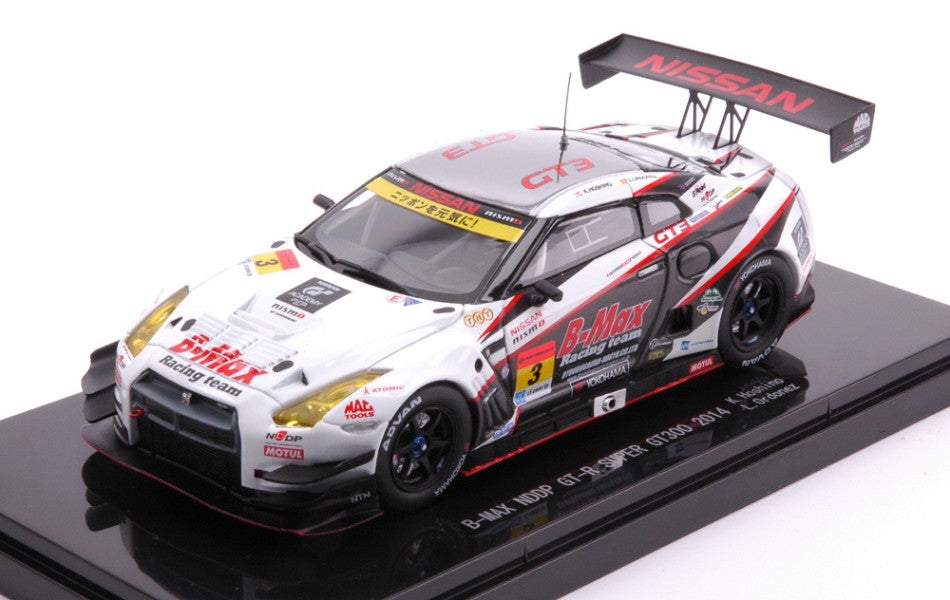 MODELLINO IN SCALA COMPATIBILE CON B-MAX NDDP GT-R N.3 SUPER GT300 2014 K.HOSHINO-L.ORDONEZ 1:43 EBBRO EB45076