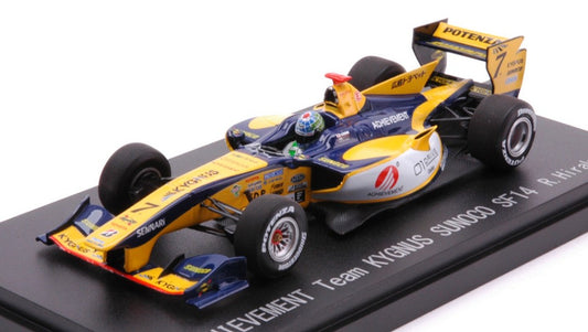 MODELLINO IN SCALA COMPATIBILE CON SUPER FORMULA N.7 ACHIEVEMENT TEAM KYGNUS SUNOCO SF14 R.HIRAKAWA 1:43 EBBRO EB45117