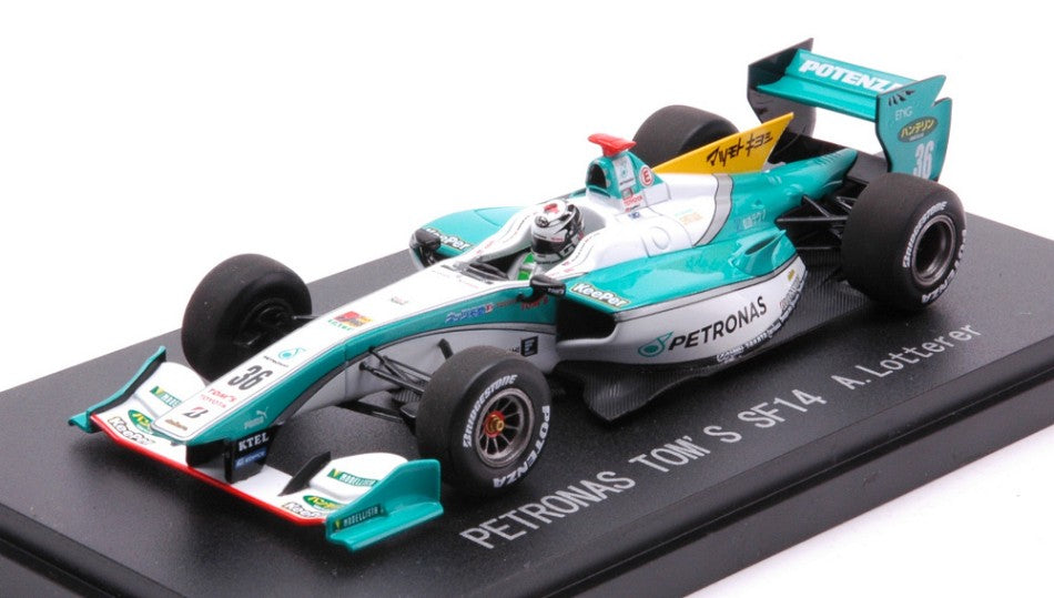 MODELLINO IN SCALA COMPATIBILE CON SUPER FORMULA N.36 PETRONAS TOM'S SF14 A.LOTTERER 1:43 EBBRO EB45126