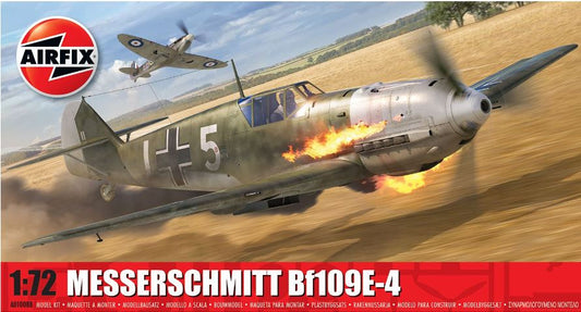 KIT DA MONTARE SCALA COMPATIBILE CON MESSERSCHMITT Bf109E-4 B KIT 1:72 AIRFIX A01008B